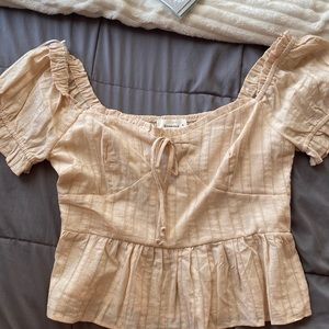 urban romantics cropped 100% cotton shirt